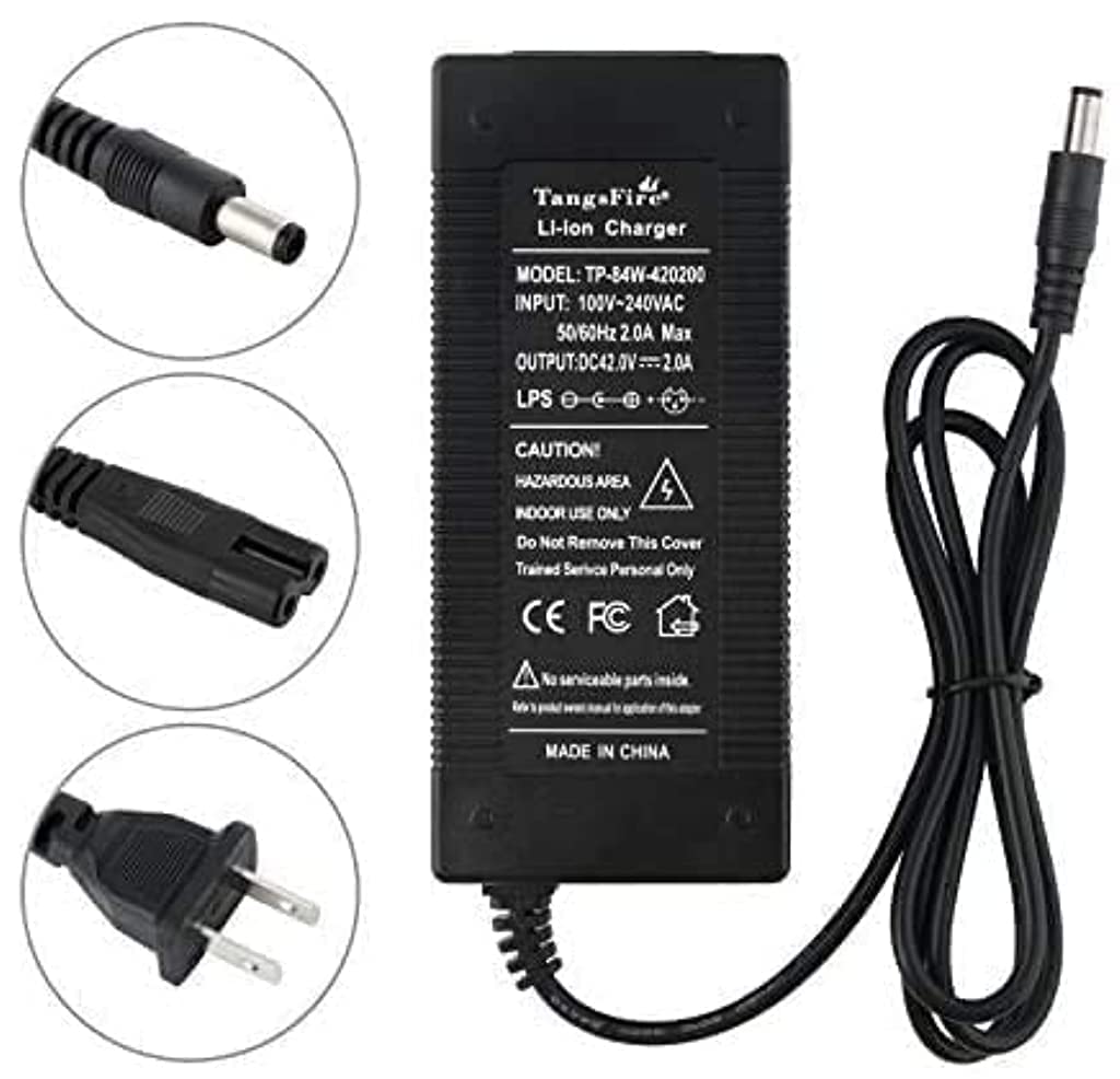 ZORBES® 36V 2A Battery Charger DC5.5 * 2.5MM/2.1MM