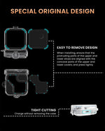 ZORBES® Protective Case for Nothing Ear 2, Shockproof PC Case for Nothing Ear 2 Charging Case, Safety Buckle Design, Fashion Transparent Protective Skin Cover with Lanyard and Keychain