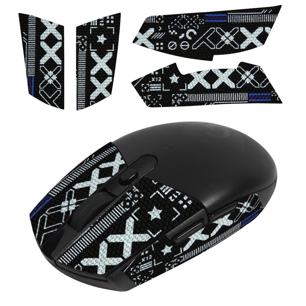 Verilux Mouse Grip Tape for Logitech G102 G304 Gaming Mouse with Pre Cut Adhesive Skin