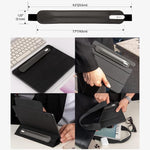 Zeitel® for Apple Pencil Cover, for Apple Pencil Case Compatible Apple Pencil 1st & 2nd Generation, for Apple Pencil Holder PU Leather Pouch Pencil Sleeve, Elastic Band Fit iPad 8th 7th