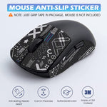 Verilux Mouse Grip Tape for Logitech G Pro Wireless featuring 0.5mm 3D texture | sweat resistant self adhesive design