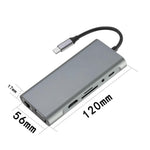 Verilux® USB C Hub Multiport Adapter- 11 in 1 Portable Aluminum Type C Hub