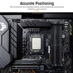 Verilux CPU Contact Frame Kit for Intel 12th 13th Gen with CNC Machined 7075 Aluminum | Black