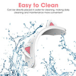 ZORBES® Headband Cover for AirPods Max Cute Cat Ear AirPods Max Headband Attachment Decoration Lightweight Silicone Cat Ear Style Headband Protector for Apple AirPods Max, White