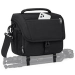 ZORBES® Travel Camera Bag Organizer Bag Multi-Compartment and Pockets, Waterproof Polyester Bag with Handle & Shoulder Strap, Universal Camera Storage Bag for DSLR/SLR/Mirrorless Camera, 25x16x20cm