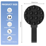 ZORBES® Magnetic Suction Cup Phone Mount, Silicone Suction Phone Case Grip Stand Holder for MagSafe, Hands-Free Mirror Shower Phone Holder Mount Fit, TikTok CreatorVideosSelfies