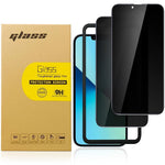 ZORBES Privacy Screen Protector for iPhone 14 13 13 Pro with 9H Tempered Glass | 2 Pack