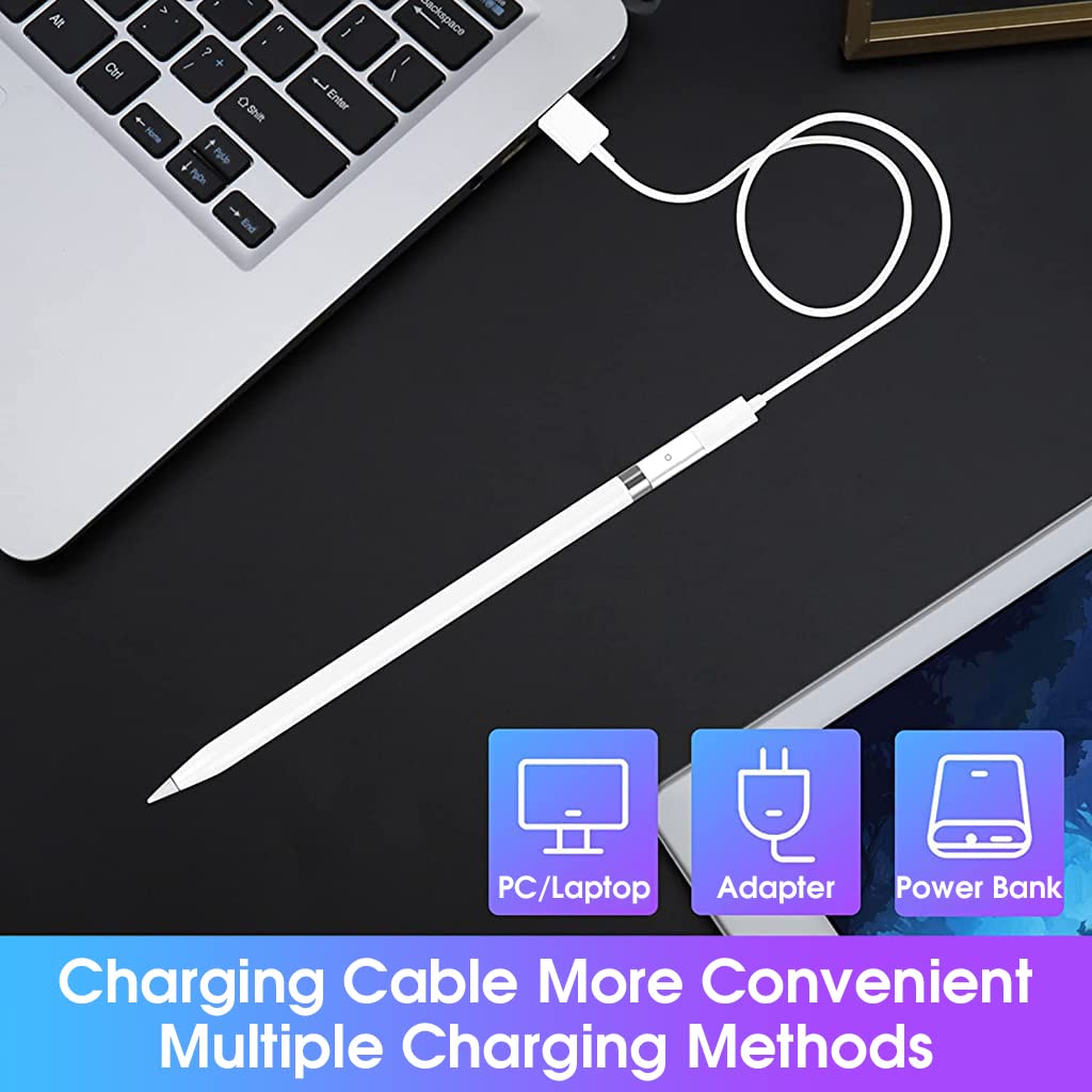 ZORBES® Charger Adapter for Apple Pencil 1st Gen, Female to Female Charging Connector for iPad Pen 1st Gen, Charging Adapter for Apple Pencil 1st Gen, Only 1 Adapter Included