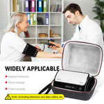 ZORBES® Carry Case for OMRON Evolv Monitor EVA Hard Shell Case Storage Bag with Hand Strap Travel Portable Carry Case for OMRON Evolv Bluetooth Wireless Blood Pressure Monitor, Only Case
