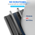 Verilux® Laptop Holder for Desk with Silicone to Protect Notebook Sizes Adjustable Vertical Laptop Stand Holder Slots Laptop Dock for iPad MacBook Stand 13 Inch Phone Stand Organizer