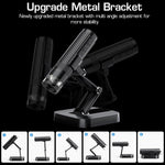 ZORBES® Digital USB Microscopes 50X-1000X Zoomable Microscopes for Phone 200W HD Pixels LED USB Microscopes with Upgrade Folding Arm Design Digital USB C Microscopes for Phone, iMac