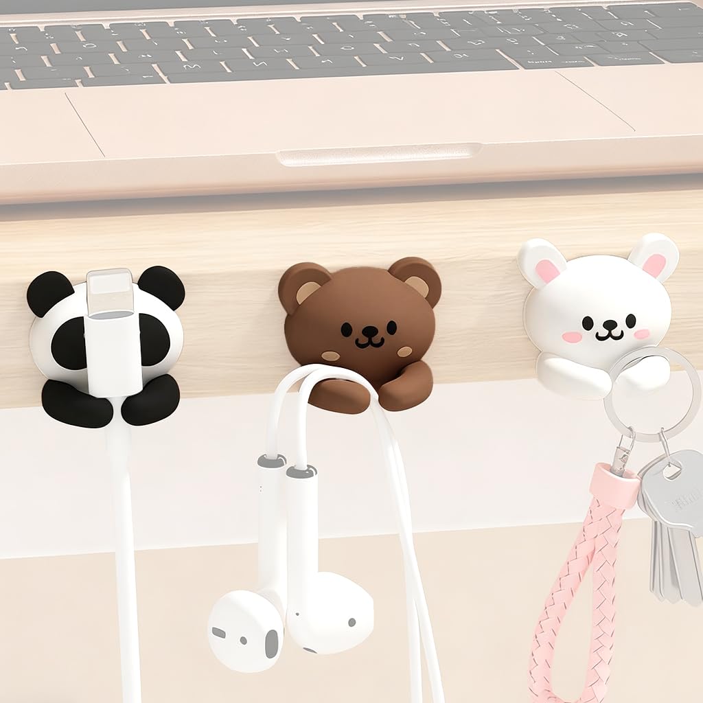 ZORBES Cute Self-Adhesive Cable Holder