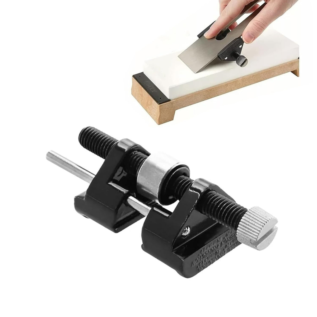 Serplex® Chisel Sharpening Jig for 1/4" to 2" Chisels and 1-3/8" to 3-1/8" Planer Blades, Sharpening Guide Honing Guide Adjustable Angle Precision, for Woodworking & Carving Tools