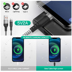 Verilux USB A to Micro USB Cable for Android Devices with 16.4ft Length and Braided Nylon | 5V/2A Fast Charging and 480Mbps Data Sync