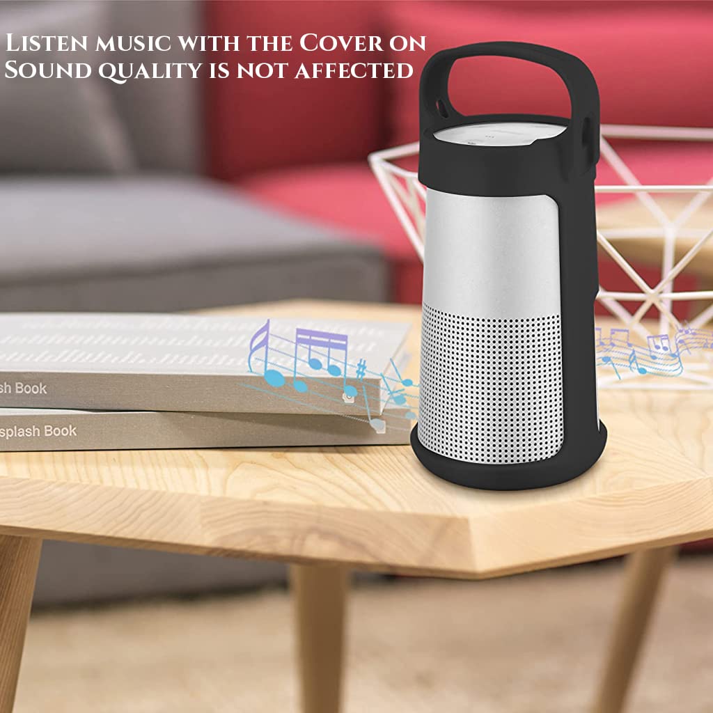 Verilux Silicone Case for Bose SoundLink Revolve Series II with Anti Slip Bottom and Handle