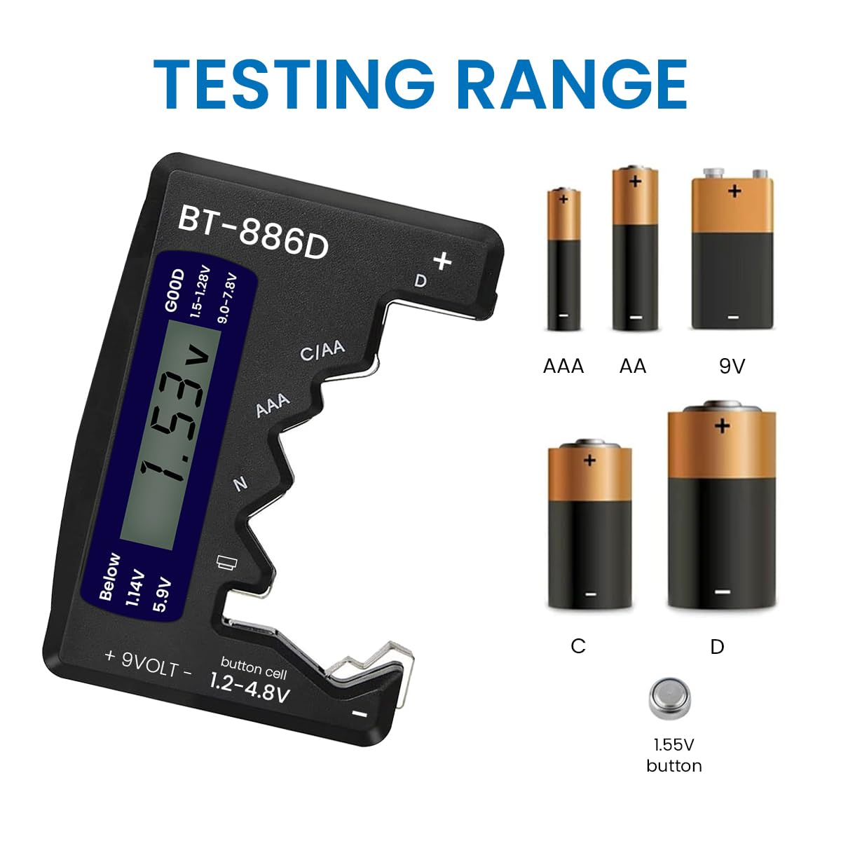 Serplex LCD Battery Capacity Tester