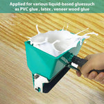 Serplex® 6 Inch Glue Applicator Roller 320ml Portable Manual Liquid Glue Saving Applicator Roller Portable Hand-Powered Woodworking Tool for Carpenter Woodworking DIY Coating