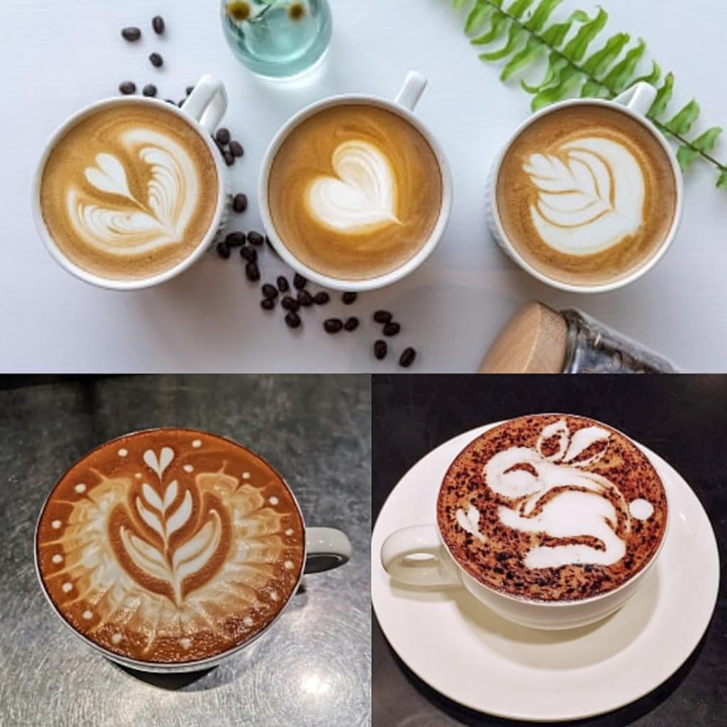 Zeitel® 12oz Milk Frothing Pitcher with Scale Stainless Steel Espresso Milk Frothing Pitchers for Cappuccino Barista Steam Pitchers Milk Jug Cup with Decorating Pen Latte Art