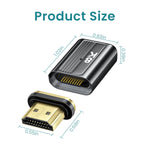 Verilux HDMI to HDMI Adapter for 8K@60Hz and 4K@120Hz with Magnetic Connector | Zinc Alloy Shell