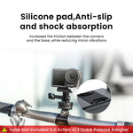 Verilux Magnet Adapter Mount for DJI Action 4 or 3 with Secure Claws | Outdoor Vlogging Tripod Connection