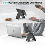 ZORBES® Mag-Safe Wallet Wallet for iPhone Lightweight Phone Wallet Stand Adjustable Leather Card Holder for iPhone