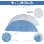 Verilux Replacement Accessories Kit for Ecovacs Deebot Y1 Series with 2 Side Brushes and 2 Filter Nets