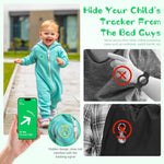 ZORBES® Waterproof AirTag Holder Cartoon Dino Yellow Brooch Pin AirTag Holder Silicone Waterproof AirTag Holder Anti-Lost Brooch Pin AirTag Holder for Kids, Luggage, Bag, Backpack