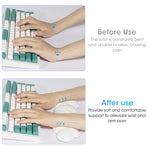 Verilux® Desktop Computer Typing Wrist Rest Keyboard Wrist Rest Fatigue Relief Arm Rest for Typing Non-Slip Base Wrist Rest Ergonomic Design Creative Bubble Memory Foam PU Wrist for Typing, Gaming