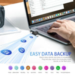 Verilux Pendrive 256GB for iPhone and Android featuring 4 in 1 USB Type C Design | Black