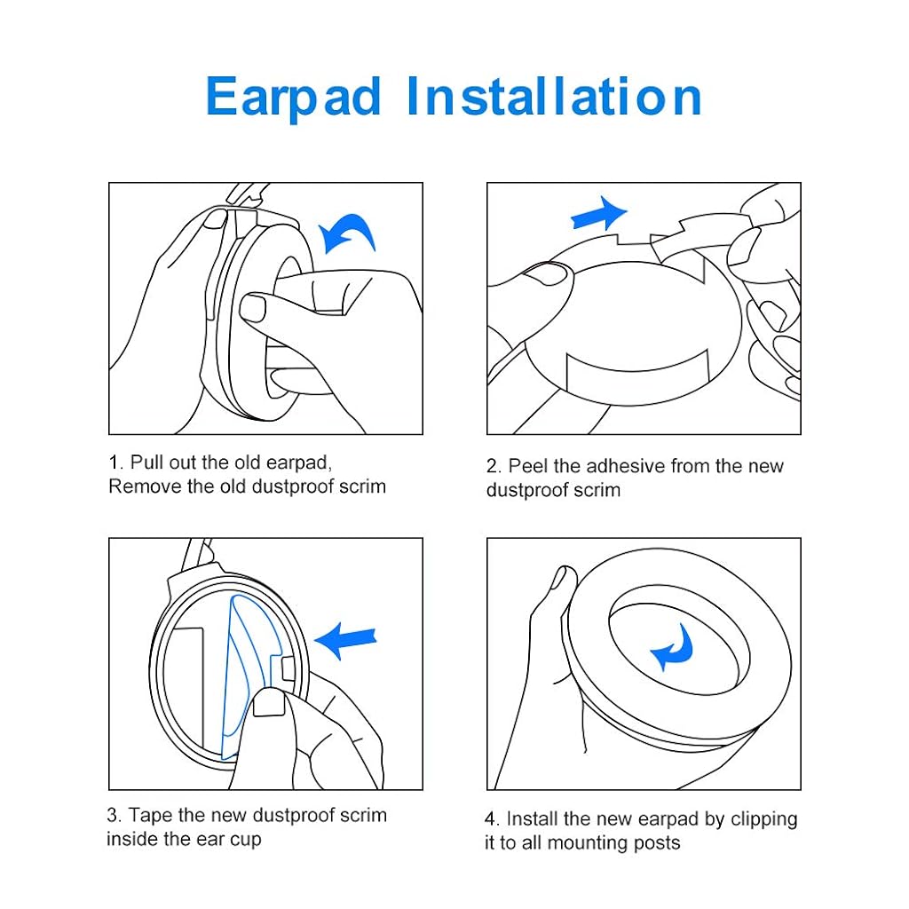 ZORBES® Replacement Ear Pads Cushions for QC35, Earpad for QC35, QC35II,Headphone Ear Pads for QuietComfort,2pcs, Breathable and Comfortable,with Disassembly Tool(Grey)