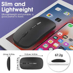 2.4G Wireless Mouse Rechargeable (Black)