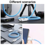 Verilux Magnetic Type C Cable 240W PD Fast Charging 3.3ft with Nylon Braiding | 480Mbps Data Transfer