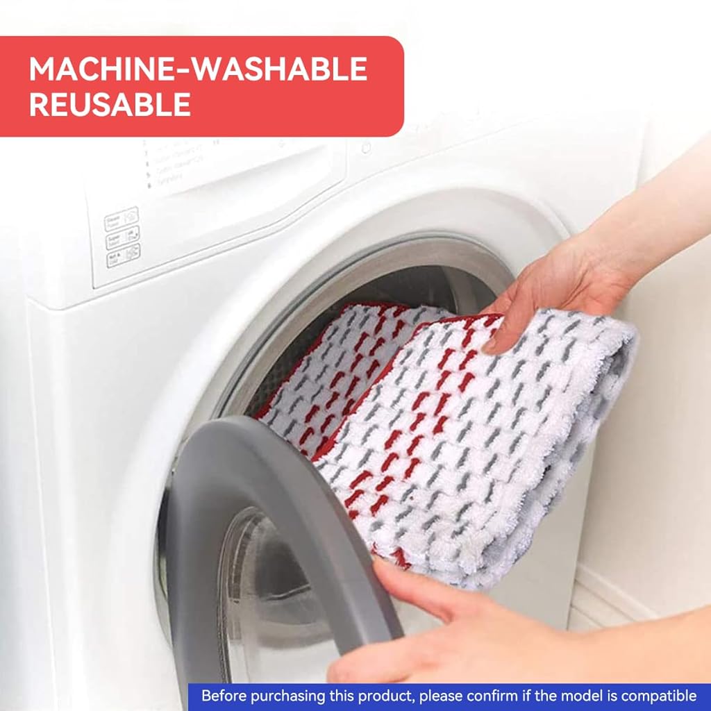 Verilux® 4Pcs Replacement Mop Cloth for O-Cedar ProMist MAX Spray Double Sided Microfiber Mop Pads Washable and Reuseable Wet Dry Use Replacement Mop Pads Spare Mop Cloth