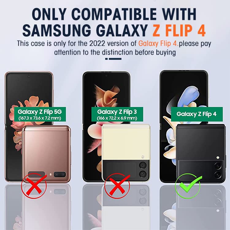 ZORBES® Samsung Galaxy z Flip 4 Case(Only Phone Case)