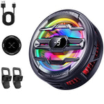 ZORBES® Phone Cooler for Gaming, Magnetic Mobile Cooler with 3 Level Modes, LCD Display & RGB Light, Semiconductor Technology Gaming Cooler with Clips for iOS & Android Phones and IPAD