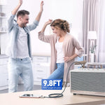 Verilux Aux Cable for Speakers with 9.8 ft Length and Gold Plated Connectors | Nylon Braided