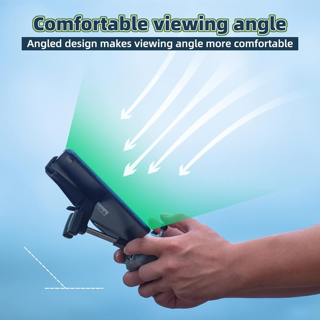 ZORBES® Tablet Holder Mount for DJI Neo, Mini 4K/4 Pro/ 3/3 Pro/ 2 SE/AIR 3/Mavic 3 Pro/Mavic Air 2S, Portable Adjustable Remote Controller Extended Bracket for iPad Mini/Air Accessories