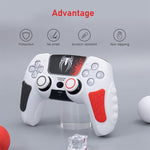 Verilux® PS5 Controller Cover Case, Anti-Slip Sweat Proof Silicone Cover Skin PS5 Controller Skin Cover for PS5 Dual Sense Controller with Thumb Grip Caps, Joystick Protectors and Cover Wrap Sticker