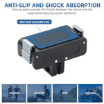 ZORBES® Action Camera Mount for Osmo Action 5 Pro / 4/3 Magnetic Quick Release Metal Base Mount