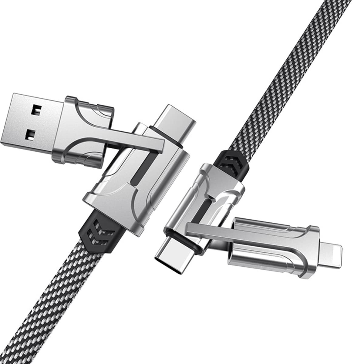 4 in 1 Charging Cable 1.2M (Grey)