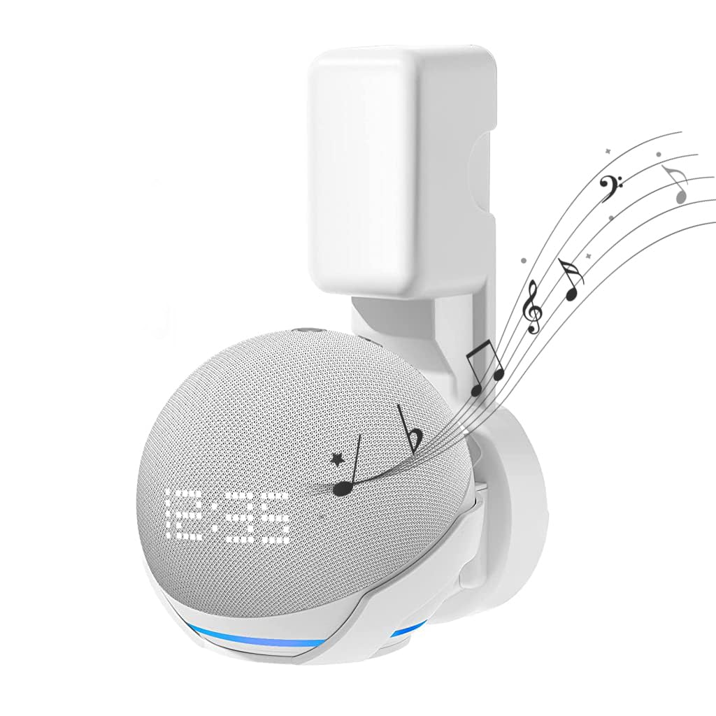 5th Gen Echo Dot Aux Input ZORBES® Wall Mount For Alexa Echo Dot