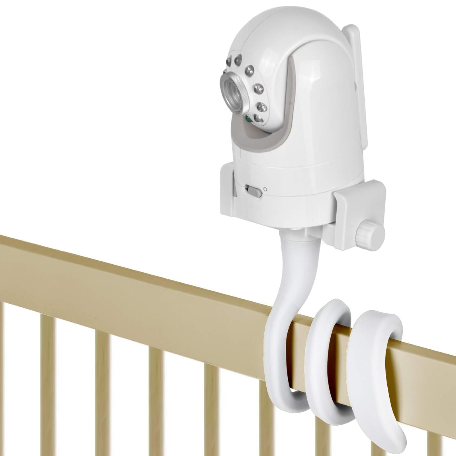 Zeitel® Baby Monitor Mount Universal Baby Security Camera Holder Baby Camera Holder Baby Monitor Shelf Baby Camera Crib Stand Compatible with Infant