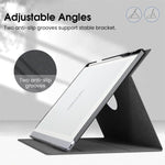 ZORBES® Case for Remarkable 2 Paper Tablet- Multi-Viewing Adjustable Folding Book Folio Cover - with Built-in Pen Holder - for 10.3" 2020 Released Black