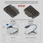 ZORBES® Surface Connect to USB-C Adapter 2 in 1 Mini USB A/C Adapter for Surface Lines Laptop Support Data Transfer 15V Universal Charge Adapter for Surface Pro9 Pro8 Pro7 Pro6 Pro X Go