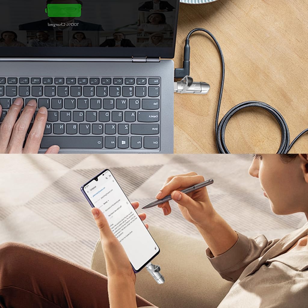 Verilux Pendrive 256GB with USB C & A for Android and PC featuring 5Gbps transfer speed