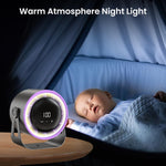 Verilux Table Fan for Home and Office with 6 in Compact Design and 360° Manual Flip | USB Rechargeable 4000mAh Airflow Adjustable Cooling Fan