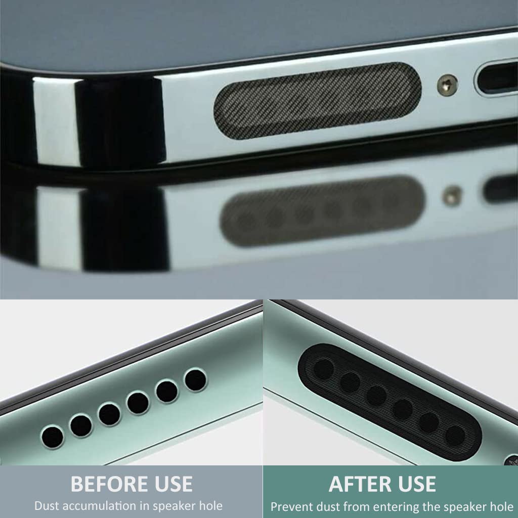 Verilux Phone Speaker Protection Stickers for Dustproof Use with Tweezer and Cleaning Kit