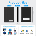 Verilux Hard Drive Enclosure USB 3.0 to SATA III 2.5 in Tool Free Case for HDD and SSD | for PC TV and Xbox