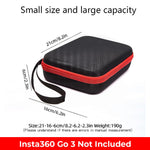 ZORBES® EVA Hard Carrying Case for Insta360 Go 3, Waterproof Hard Case Carrying Case with Hand Strap Bag, Shockproof Protective Case for Insta 360 Go 3 Action Camera, Not Include Insta360 Go 3