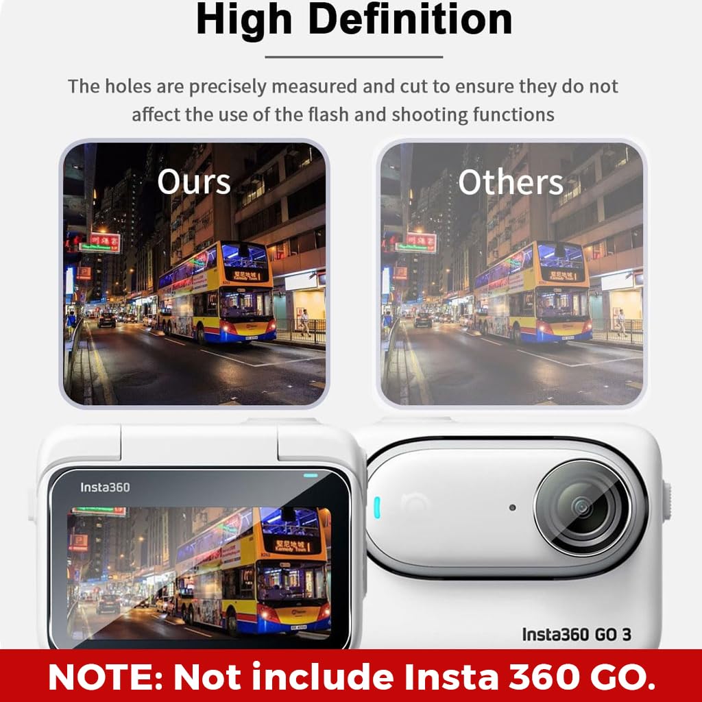 ZORBES® 2 Set Screen Protector Camera Lens Protector for Insta 360 GO 3
